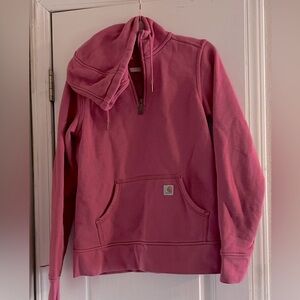 Women’s carhartt 3/4 zip hoodie